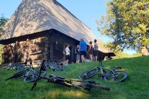 Bike to a Wooden Church